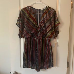 Impeccable Pig Sheer and Velvet Romper